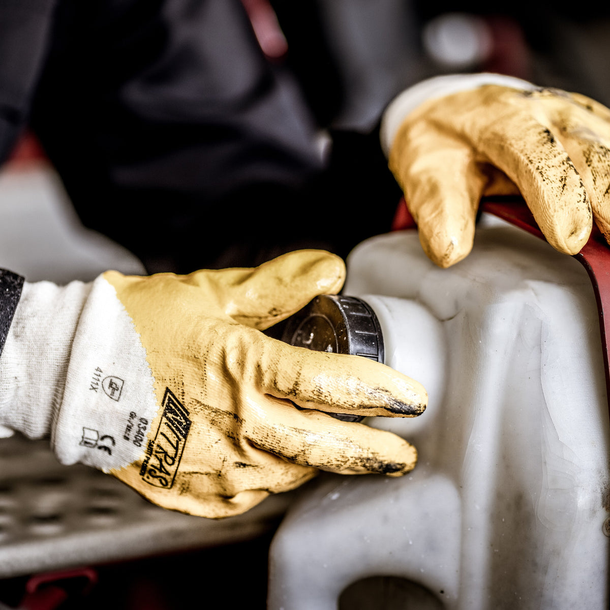 Gants en coton Nitras 03400 avec revêtement en nitrile