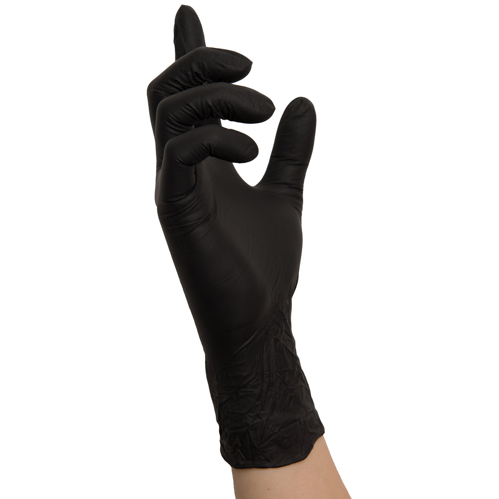 NITRAS BIG BLACK WAVE, gants jetables en nitrile, boîte pour 200 pièces