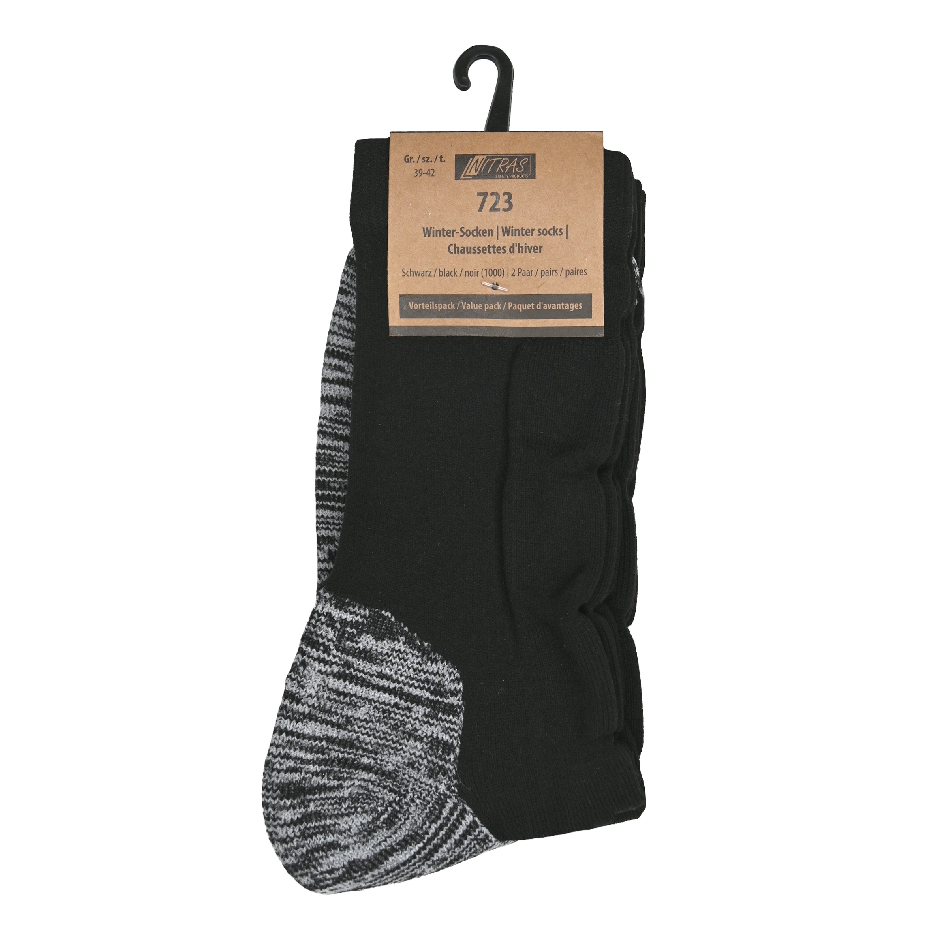 Chaussettes d'hiver NITRAS, noires